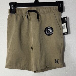 Hurley. Khaki Athletic Shorts Kids size 6